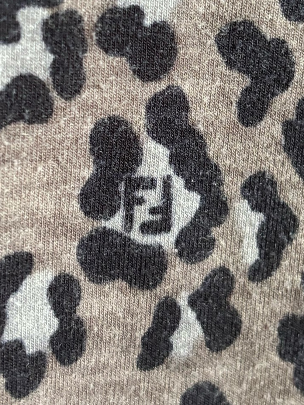 FENDI Vintage Animal Print Top Size Medium - Picture 4 of 7
